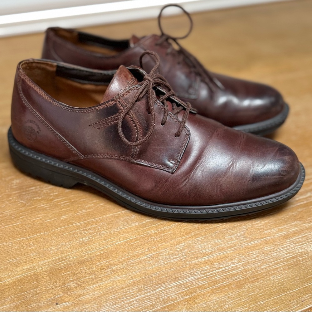 Timberland‎ 72521 Work Shoe Men’s Waterproof Brown Leather Sz 11M